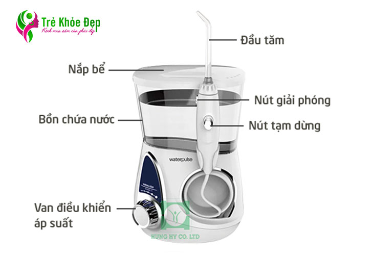 Máy tăm nước để bàn Waterpulse V600