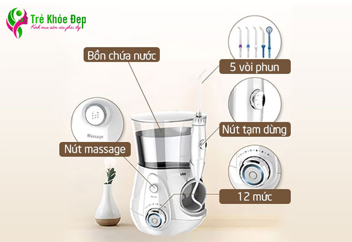 Máy tăm nước để bàn Waterpulse V660