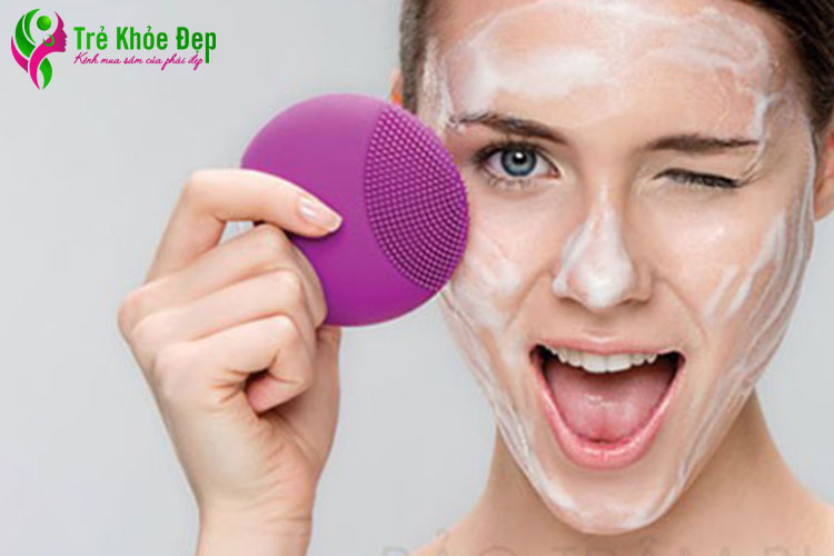 Máy rửa mặt có nhiều công dụng tốt cho làm sạch da