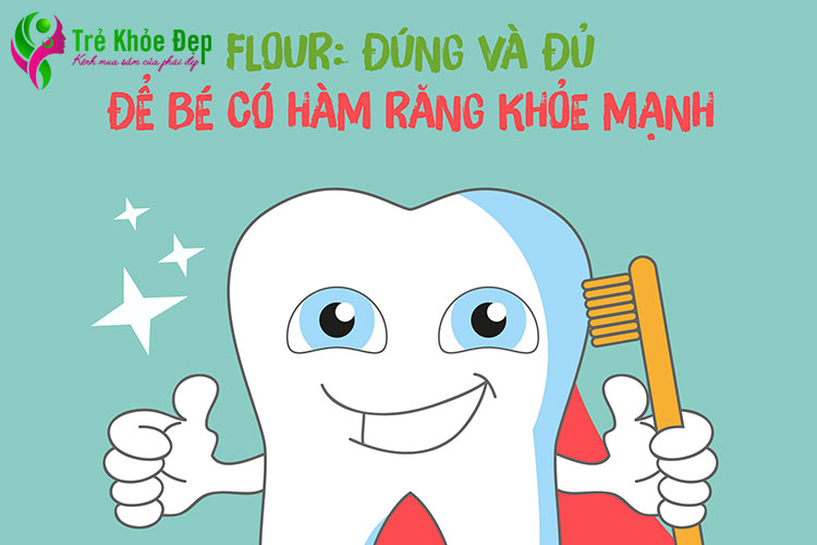 Chất Flour trong kem đánh răng mang đến cho bạn hàm răng trắng sáng