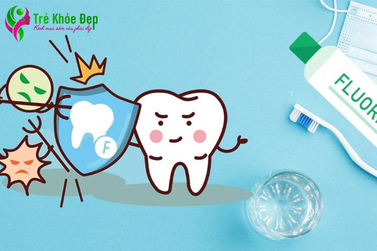Hỗ trợ phát triển và tránh sâu răng là điểm nổi trội của Fluor