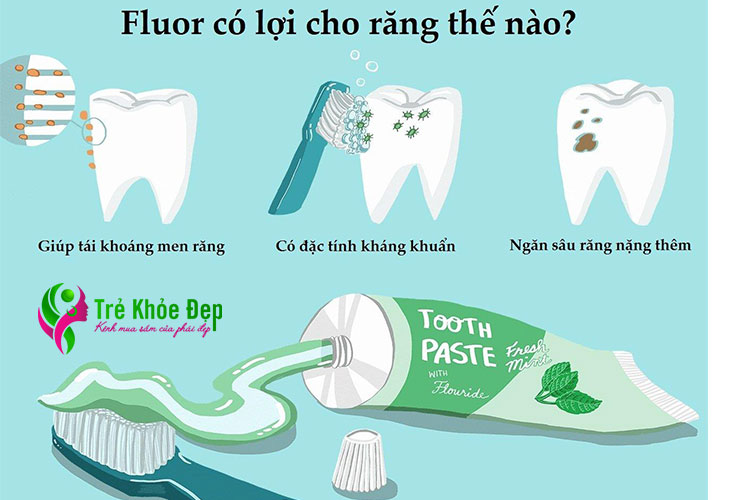 Chất Fluor trong kem đánh răng được đánh giá rất cao