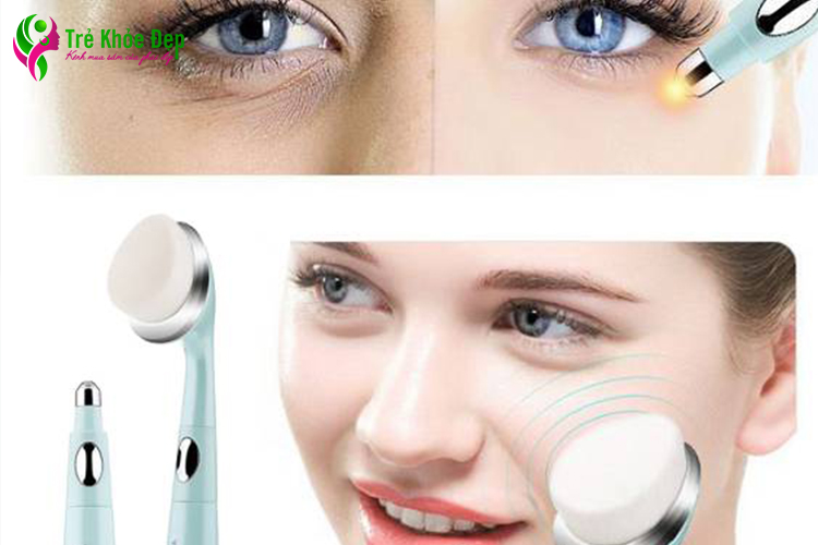 Máy rửa mặt giảm quầng thâm mắt TouchBeauty tích hợp chăm sóc da và giảm thâm quầng mắt