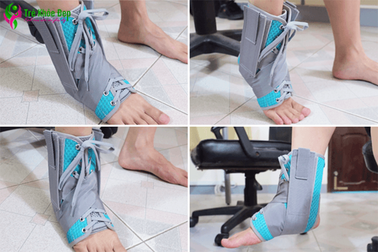 Cách quấn đai bảo vệ cổ chân