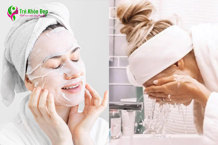 Đắp mặt nạ xong có phải rửa mặt không phụ thuộc vào loại mặt nạ mà bạn đang sử dụng
