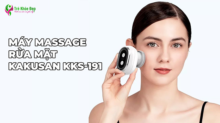 Review máy massage mặt nâng cơ kết hợp rửa mặt Kakusan KKS-191 